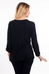 NECK T-SHIRT FANTASIA 6004 NERO