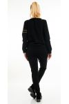 CONJUNTO DE SUDADERA + PANTALÓN 5085 NEGRO