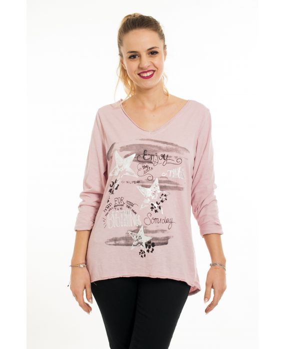 STAMPE PER T-SHIRT 6017-ROSA