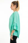 BLOUSE + BIJOU 5068 VERT PASTEL