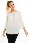 BLUSE + SCHMUCK 5068 WEIß