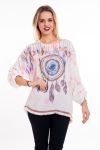 TUNIC FEATHERS 6018 CORAL