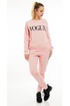 ENSEMBLE SWEAT + PANTALON 6007 ROSE