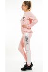 ENSEMBLE SWEAT + PANTALON 6007 ROSE