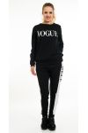 ENSEMBLE SWEAT + PANTALON 6007 NOIR