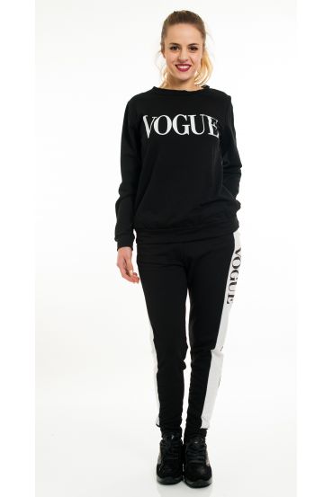 ENSEMBLE SWEAT + PANTALON 6007 NOIR