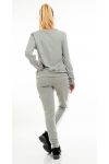 CONJUNTO DE SUDADERA + PANTALÓN 6007 GRIS