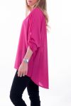 T-SHIRT BIJOU INTEGRE 6041 FUSHIA