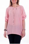 T-SHIRT GIOIELLI INTEGRATO 6041 ROSA