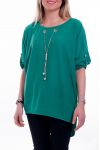 T-SHIRT SIERADEN GEÏNTEGREERDE 6041 GROEN