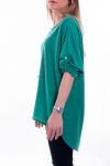 T-SHIRT SIERADEN GEÏNTEGREERDE 6041 GROEN