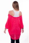 T-SHIRT 2 PIECES + BIJOU 6039 CORAIL