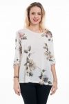 T-SHIRT PRINTS TERUG FANTASIE 6027 WIT