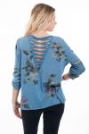 T-SHIRT PRINTS BACK FANTASY 6027 BLUE