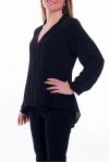 BLUSA FLUIDA 6037 NEGRO