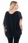 TOP CLOAK + JEWEL 6058 BLACK