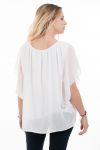 TOP VOILAGE + BIJOU 6058 BLANC