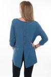 T-CAMISA TIENE BOTONES 6061 AZUL