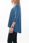 T-SHIRT DOS-TASTEN-6061 BLAU