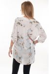 BLOUSE BLOEMEN 6090 WIT