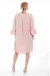 GRANDE TAILLE ROBE CLOUTEE ETOILE 6064 ROSE