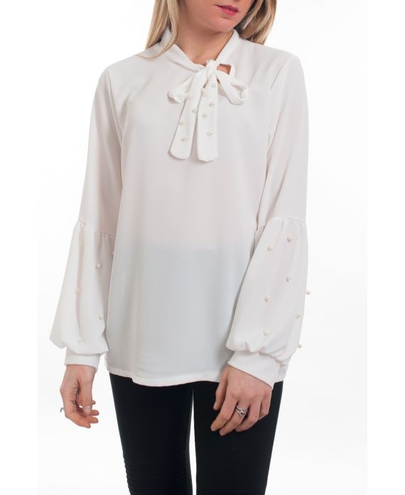 BLOUSE STUD 6089 WHITE