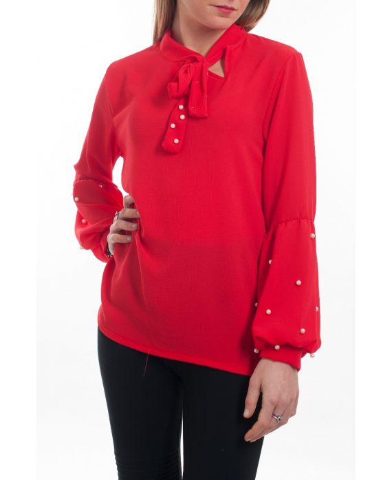 BLOUSE STUD 6089 RED