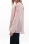 BLOUSE CLOUTEE 6088 ROZE