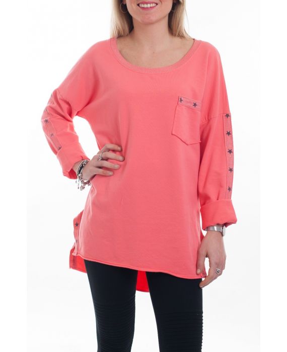 SWEAT ETOILES 6084 CORAIL