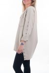 SWEAT ETOILES 6084 BEIGE