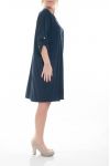 LARGE SIZE TUNIC DRESS 6050 MARINE