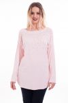 T-SHIRT MIT PERLEN 6040 PINK