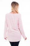 T-SHIRT DE PERLAS 6040 ROSA