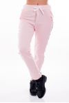 BROEK BAND METALEN KRALEN 7007 ROZE