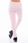 BROEK BAND METALEN KRALEN 7007 ROZE