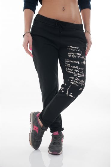 PANTALON ECRITURE 7004 NOIR