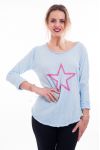 CAMISETA STAR 6093 AZUL