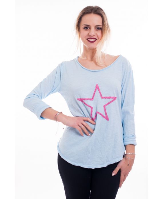 CAMISETA STAR 6093 AZUL