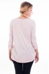 T-SHIRT MIT STERN 9098 PINK