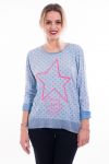 T-SHIRT STAR 9098 BLU