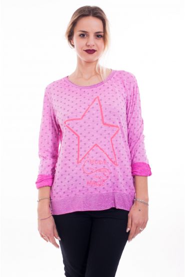 T-SHIRT STAR 9098 FUSHIA