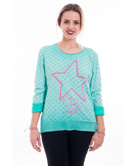 CAMISETA STAR 9098 VERDE