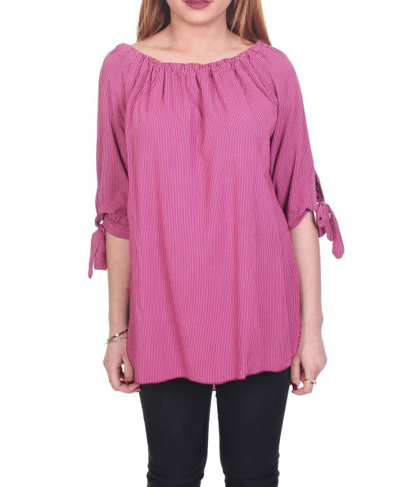 TUNIC SHOULDERS DENUDEES 4048 BORDEAUX