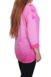 T-SHIRT EPAULES FLEURS 7017 FUSHIA