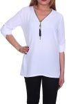 TOP CREMALLERAS 5103 BLANCO