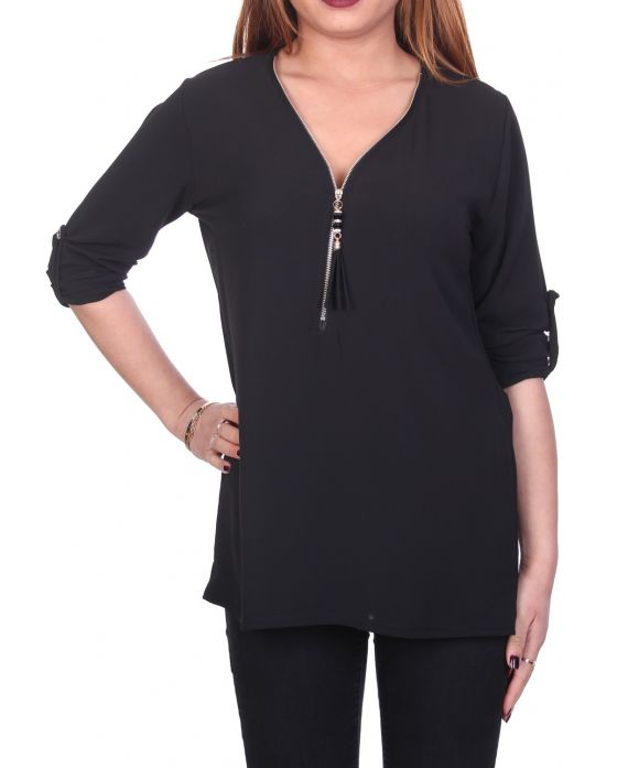 TOP CREMALLERAS 5103 NEGRO