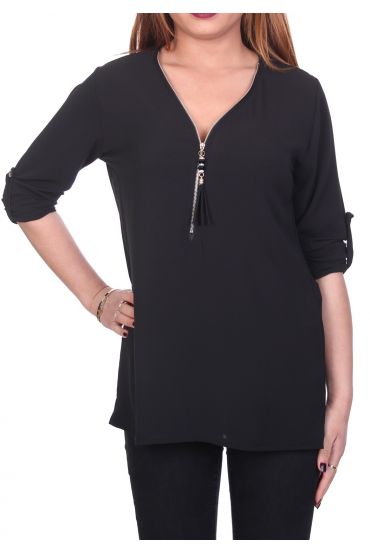 TOP CREMALLERAS 5103 NEGRO