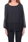 BLUSA SUPERPOSEE NEGRO S9021