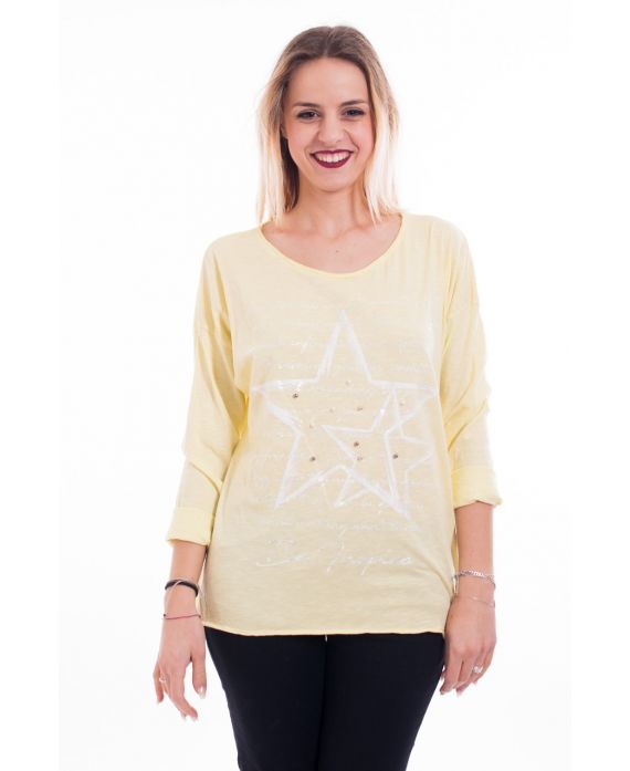 CAMISETA STAR 7002 AMARILLO