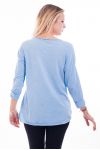 T-SHIRT MIT STERN 7002 BLAU